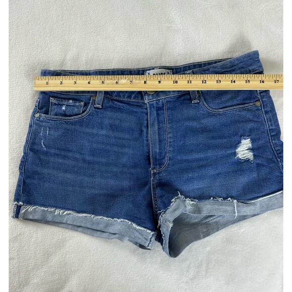 PAIGE Denim Shorts Jimmy Jimmy Short Size 30 - Picture 4 of 8